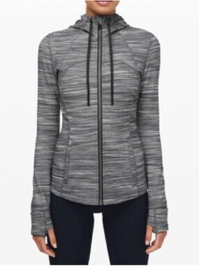 Lululemon Hooded Define Jacket Size 2 Grey Heather